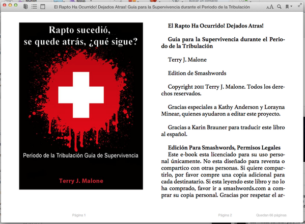 RxndyGil's tweet photo. Hoy me tope con un e-book algo inusual. Guía de supervivencia para el periodo de la "Gran Tribulación". http://t.co/LXtexdJQA9