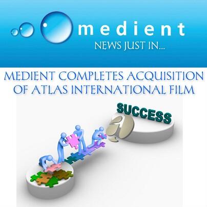 mediente's tweet photo. #Medient (#MDNT) completes acquisition of #Atlas International Film:
http://t.co/0l6w3P2l6l
-#MedientStudios http://t.co/oiqMJamhE2