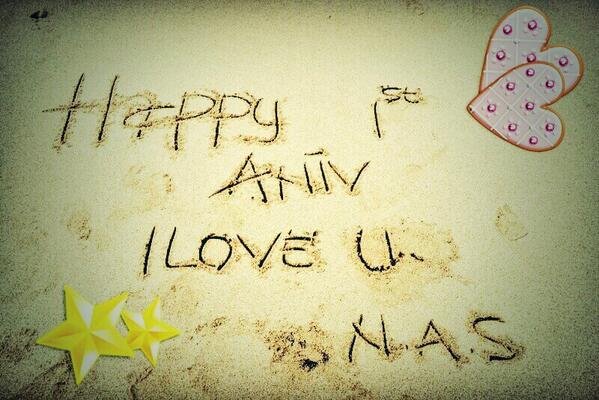 nopyagung's tweet photo. Wahh 😚😚😚😚 ilove u tuu @afniisinagaa: Happy 1st anniv iyonk.. I love U n miss U like crazy.. :* @nopyagung http://t.co/PWOUKrNfIe
