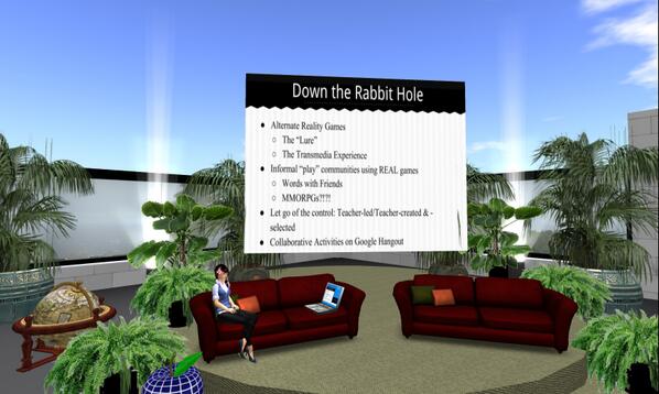 K4sons's tweet image. Great event on VSTE Island tonight with Cat Flippen sharing what she has learned about gamification. #SIGML