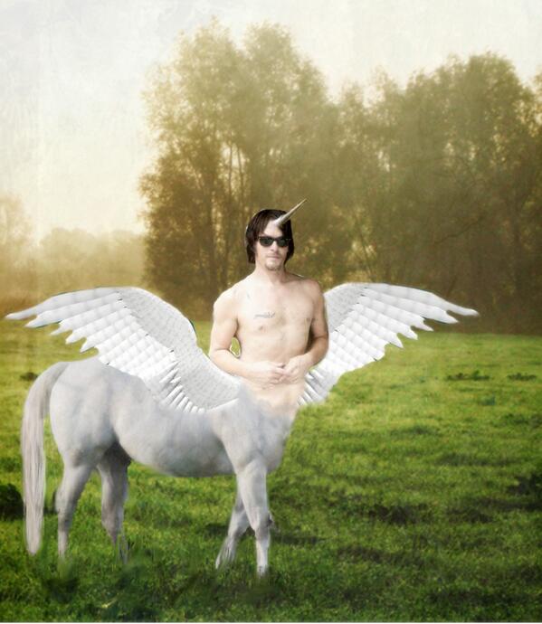 DeadSeriousTWD's tweet photo. unicorns are so majestic. 
don't you agree. #RT http://t.co/c7EOAvbB9s