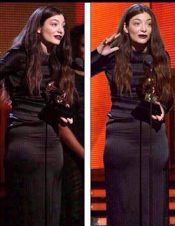 morgan_gough12's tweet photo. LORDE LOOKS LIKE SHES FUCKIN 30 NOT 17 #confused http://t.co/TtsXifJRjZ