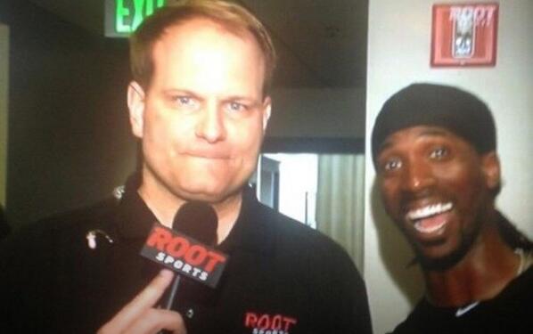Pirates's tweet photo. We told you his photobombs are better than all others. RT@ForbesToFederal #AndrewMcCutchen #FaceofMLB http://t.co/FducGqK1Dx