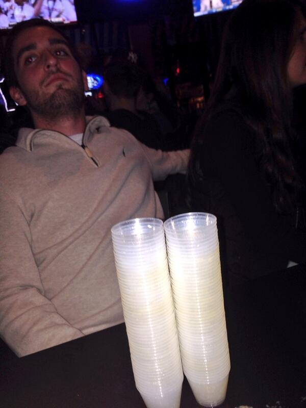 partydotyea's tweet photo. 102 shots by 9:52. Guess the only thing to say is #PartyCity #Timber http://t.co/ekMoi2OaXm