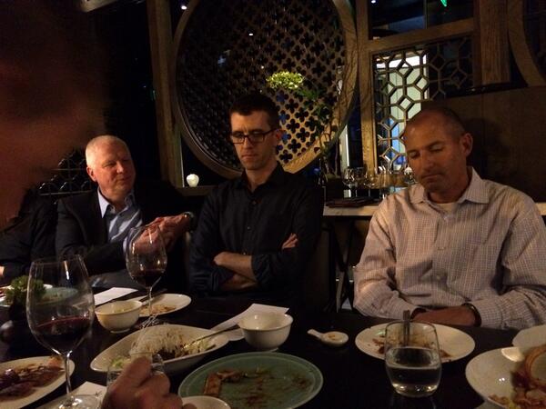 rwang0's tweet photo. Peter Goldmacher on fire about the future of databases and data sets in #bigdata20 @actian dinner http://t.co/osqw1ktPI3