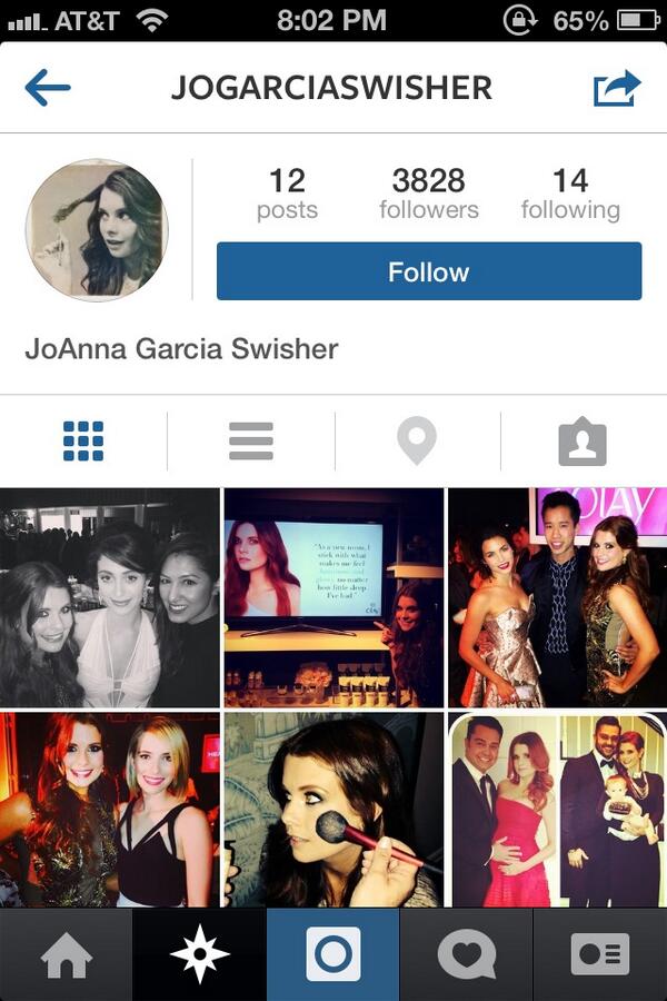 A fake @JoAnnaLGarcia Instagram. #StopFakeAccounts #RespectTheCast