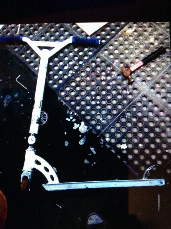 JUDmatrix's tweet photo. Whazz up bitches😜😜😜😂😂 new scooter!!!👌🏈🏀 http://t.co/csS2uotR4w