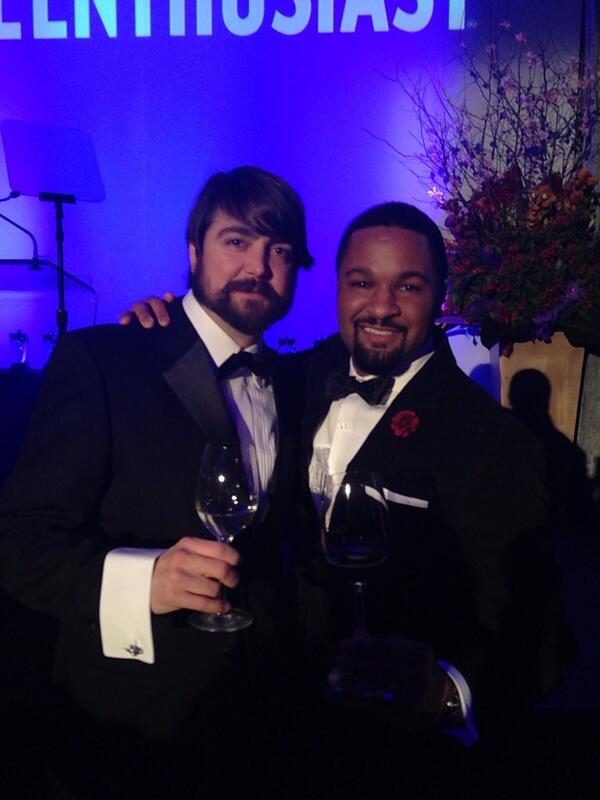 sugarhillsomm's tweet photo. @WineauxDLynnP at the Wine Enthusiast Awards #sommstyle http://t.co/C2si5eN80i
