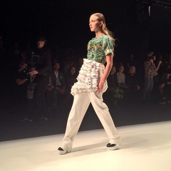 hm's tweet photo. The #HMDA2014 collection is on the catwalk! Can you tell who the winner is? http://t.co/bv9A8mr8uL