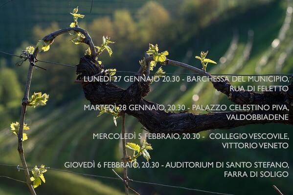 Ci vediamo questa sera a #Valdobbiadene per la seconda Giornata della Viticoltura del #ProseccoSuperiore?