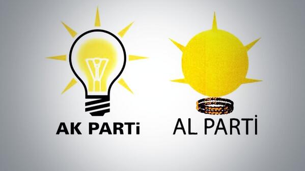 trnedusunuyor's tweet photo. Al Parti ile Ak Parti arasında dikkat çeken benzerlik: http://t.co/g2DIBiBawr