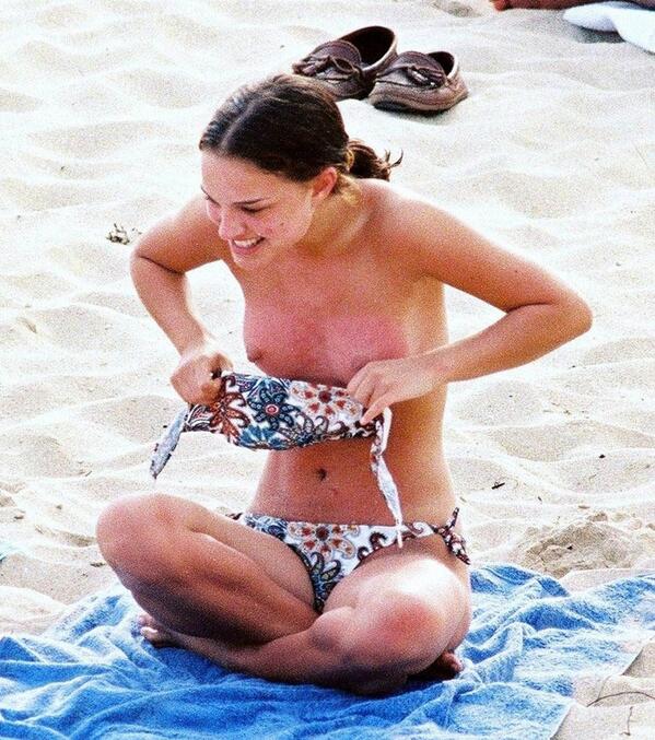NSFW_Celebs's tweet photo. Natalie Portman trying to cover up http://t.co/zOQF5o4cEu