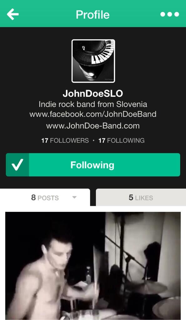 johnfdoemusic's tweet image. Follow us on Vine for #6sec music loops:)
#vine #musicloop #indierock #johndoe