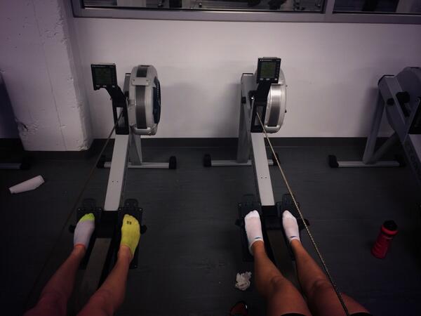 PennWRowing's tweet photo. Shoes off, feet out buddies. #yeahpenn http://t.co/rNqAVppdzj