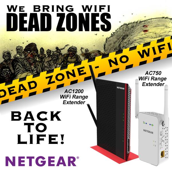 NETGEAR's tweet image. Thank goodness for The Dead Zone Killers! netgear.com/home/products/… #WiFi #DeadZones #gofaster