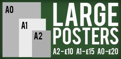 TrademarkMerch's tweet photo. We added LARGE POSTERS to our new website yesterday! A0 / A1 / A2 posters for as little as £9 each! http://t.co/wxtGg9SzdA
