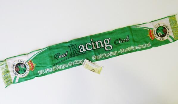 WebRacingClub's tweet photo. Por la compra de la bufanda de la Copa, una entrada de regalo para el Racing- Real Sociedad. http://t.co/izJaGgtLRf http://t.co/R4am6SAOfq