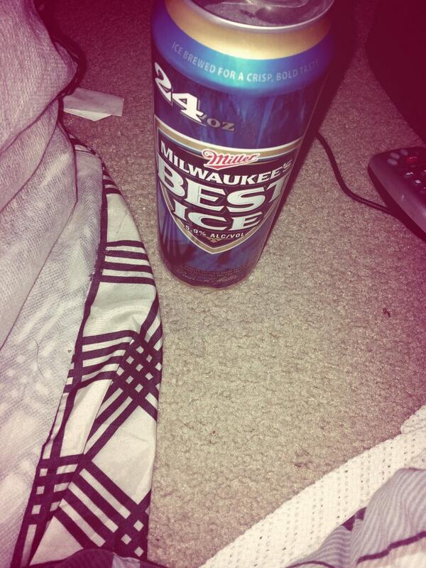 #milwaukeesbest #beer #spongebob #faded #446am #homework #almostdone #kinda #noteventiredyet #newports #ineedacig