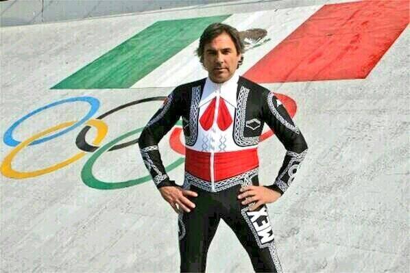 CarlosManuel67's tweet photo. The only Mexican Olympic athlete will wear a ski suit with a design of a Mariachi suit ¡Orale! #mycrazyvida #Mexpride http://t.co/oAVvq3eeMG