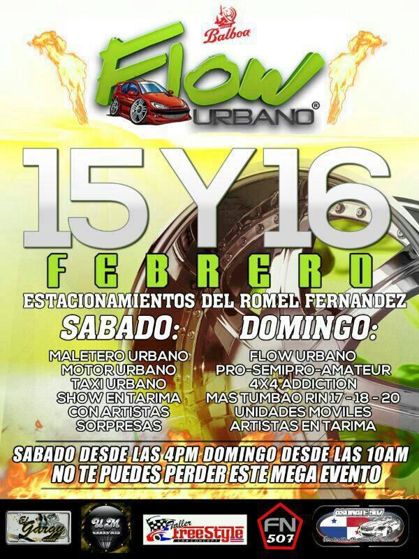 No te lo pierdas 15 y 16 Febrero el gran evento Flow Urbano 507 no dejes que te lo cuenten <a href="/Asonate507/">Asonate507</a>