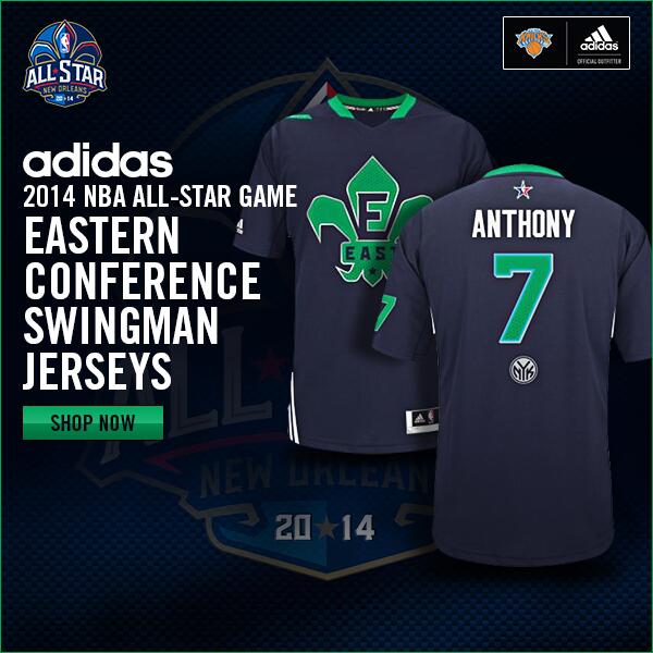 nyknicks's tweet photo. 2014 #NBAAllStar gear has arrived! Click here to buy your @carmeloanthony NOLA jersey today! http://t.co/nW28XzN3yS http://t.co/sT6GuqR8Bl