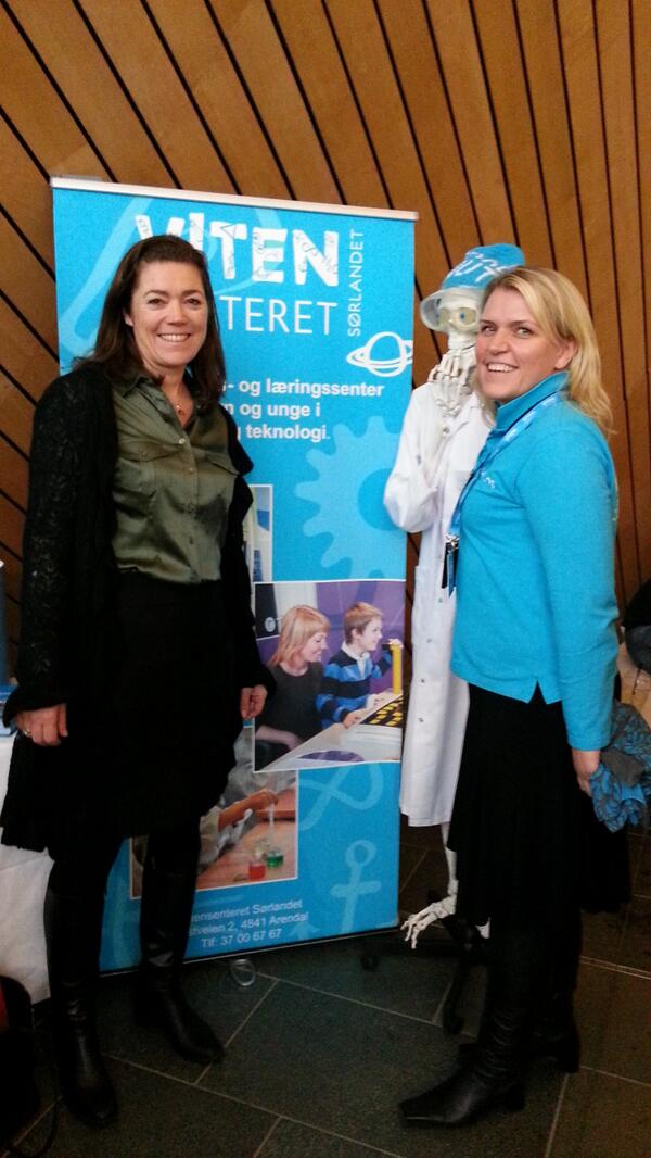 vitensor's tweet image. Kristin Skogen Lund besøker Vitensenteret Sørlandets stand under #agderkonferansen.  @vitensor @KineWangerud http://t.co/gO1aLAkpnj”