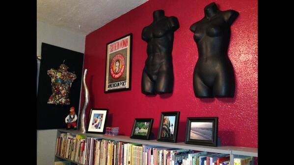 RedroosterB's tweet image. My library and music room I just finished