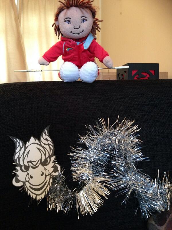 Looking forward to making dragon puppets at Rainbows tonight!