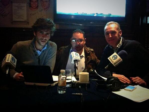 RV_Icaza's tweet photo. Les dejo una foto del domingo en FormulaTaurina con mis queridos BetoMurrieta y @EduardoGalloE http://t.co/AJEukxrznl