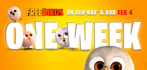 Don't get caught without your Free Birds bit.ly/FreeBirdsBluRay | #OneWeek |