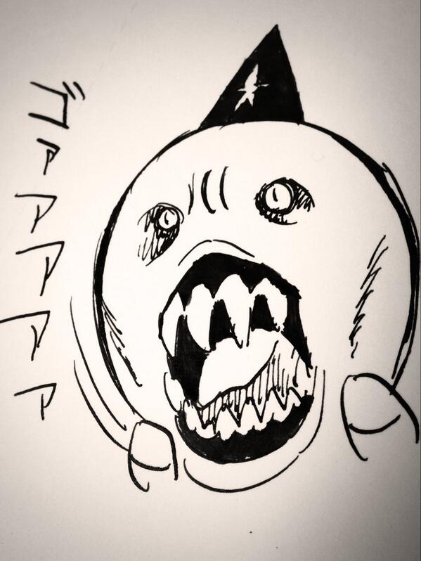 傘が描けないときの顔 