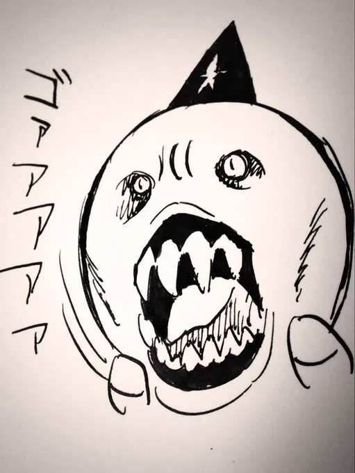 傘が描けないときの顔 