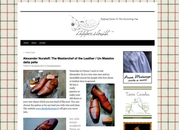 DandyShoeCare's tweet image. A special thanks to The Dapper Slowth!  thedapperslowth.com/wordpress/?p=1… #the #dapper #slowth #dandy #shoe #care