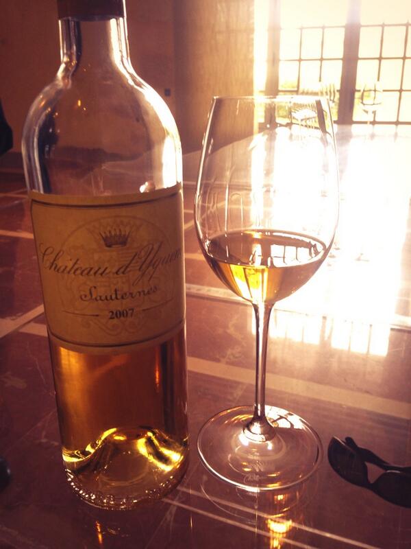 arjunsachar's tweet photo. Had the opportunity to taste the 2007 Chateau d'yquem today. One of the best #Sauternes I have tasted to date. #wine http://t.co/RIBvKgC7vD