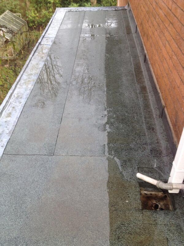 CS_Maintenance's tweet image. Flat roof after full clean