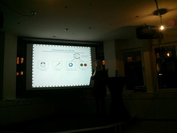sthlminnovators's tweet photo. NaturalCycles: Contraceptive as a Service, presented by the woman who found the Higgs. #sthlmtech http://t.co/fjyuokIO4h