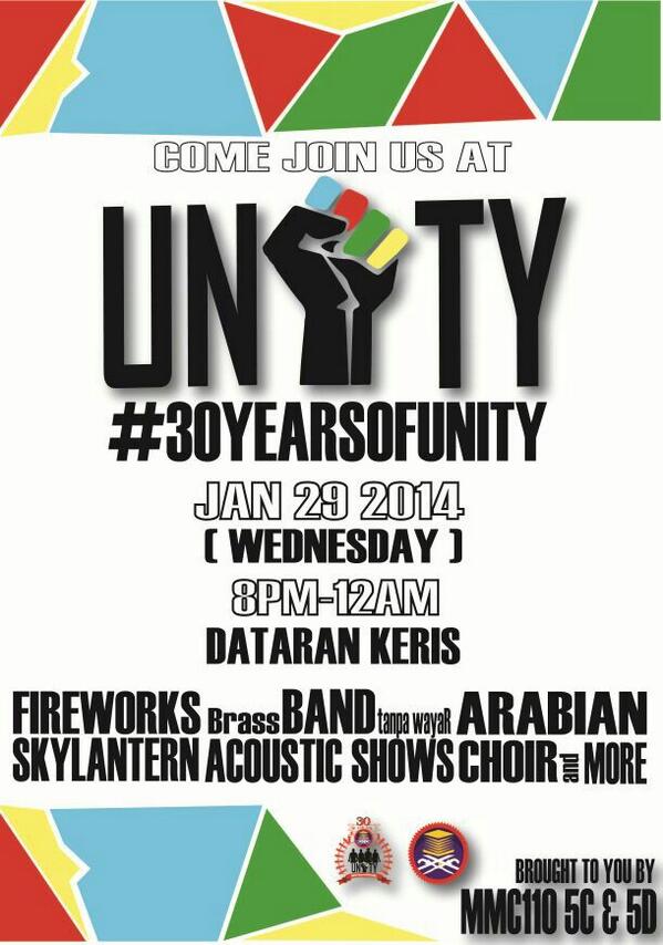 nawawibinismail's tweet image. "@SchaKenneth: "@FRD_LTF: Pesemboq." Apa tu?" guys..jgn lupa dtg bsok..#30yearsofunity ;)