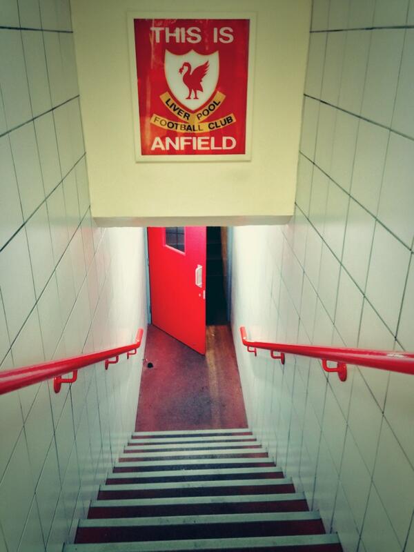 Liverpool Fc Photo The World Famous Tunnel And This Is Anfield Sign How Are Your Pre Derby Nerves Lfc Http T Co Yy8trwuni2