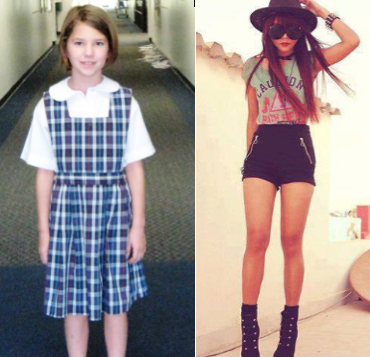 SchoolUniforms5's tweet photo. school uniforms stunt student's self growth by preventing fashion expression http://t.co/bxUGZae8aV