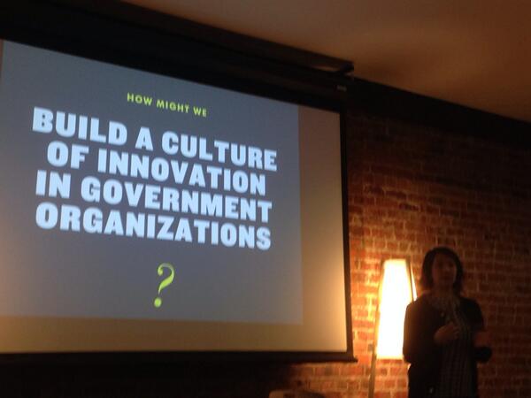 ideo's tweet image. RT @wfong_sf: "Design Thinking in Government"w/ Kate Lydon and Alex Grishaver @ideo @IDEODigitalShop #codeforamerica