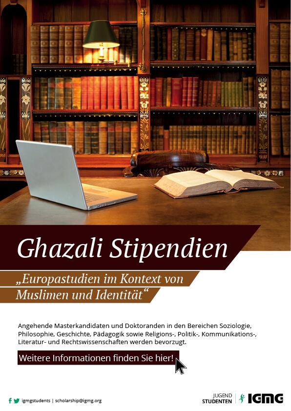 igmgstudents's tweet photo. Wir freuen uns, ein neues Programm zu starten: Ghazali Stipendien  #GhazaliScholarships http://t.co/lyKn4yTblf http://t.co/G4iwqivk33