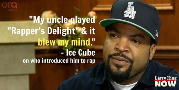 Larry King On Twitter Icecube S Love For Rap Started With A