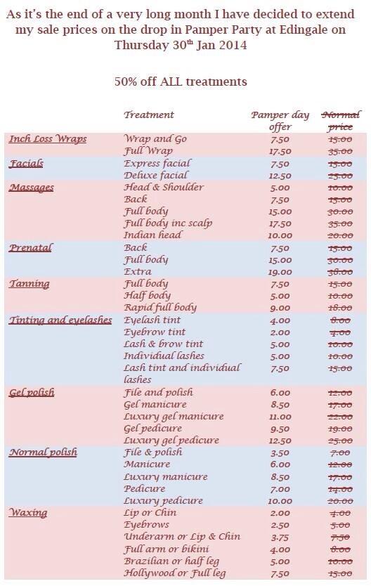 MichelleKeeley2's tweet image. If you live near #Edingale drop in 2my pamper party day on Thurs 30 Jan - 50% off full prices! Message for details