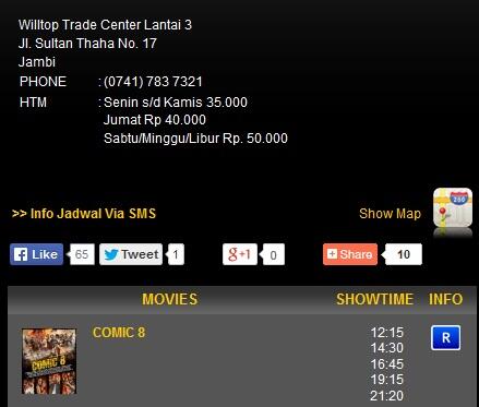 kemalpalevi's tweet photo. JAMBI ! RT @fadli_awm: jadwal tayang flim #comic8 di bioskop jambi WTC @kemalpalevi http://t.co/zEULHGHQfh