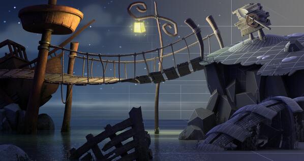 Xpanse's tweet image. RT @animationcareer:Want a #tutorial on how to make this #MonkeyIsland styled #3D night scene? bit.ly/MrWht3