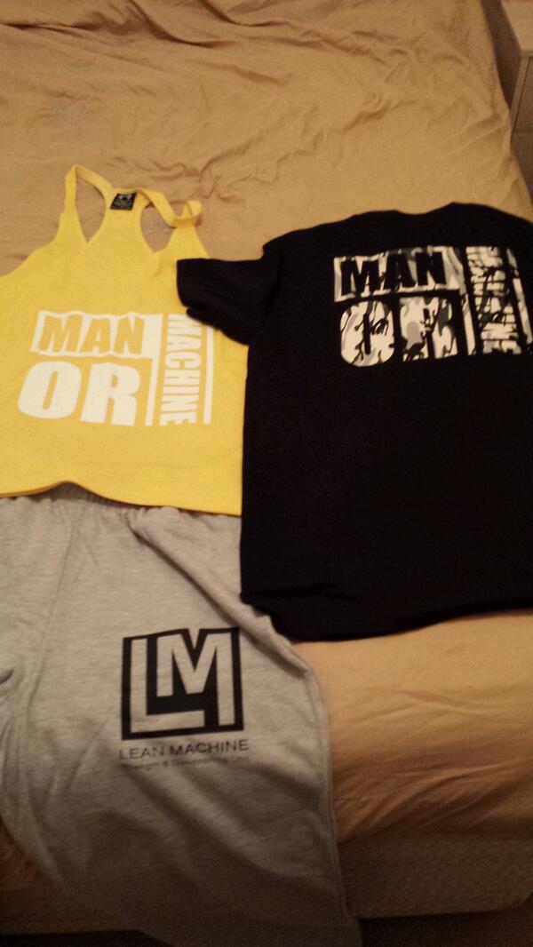 sammaverick12's tweet image. Nothing better than getting home 2 a nice little treat @LeanMApparel #leanarmy #ManOrMachine new #GymGear 💢 BOOM💢💪