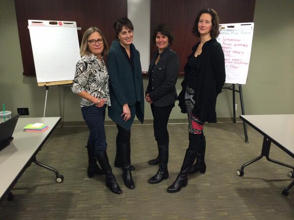 Our ladies in healthcare are amazing AND know how to rock their black boots! #PointBProud #HealthcareFashion