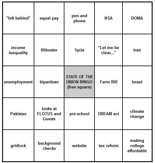 compass Bingo Card