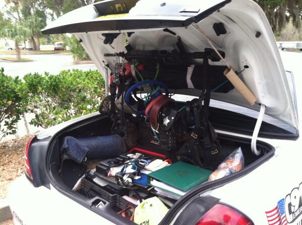 SheriffCitrus's tweet image. This is what I see when I pull up: can you say a lot of stuff? It's packed!  But organized! #K9time