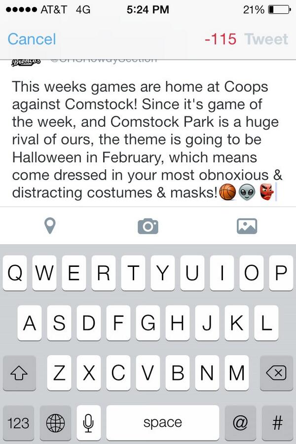 CHSRowdySection's tweet photo. #getrowdy #beatComstock http://t.co/3Dhnx0VmaO